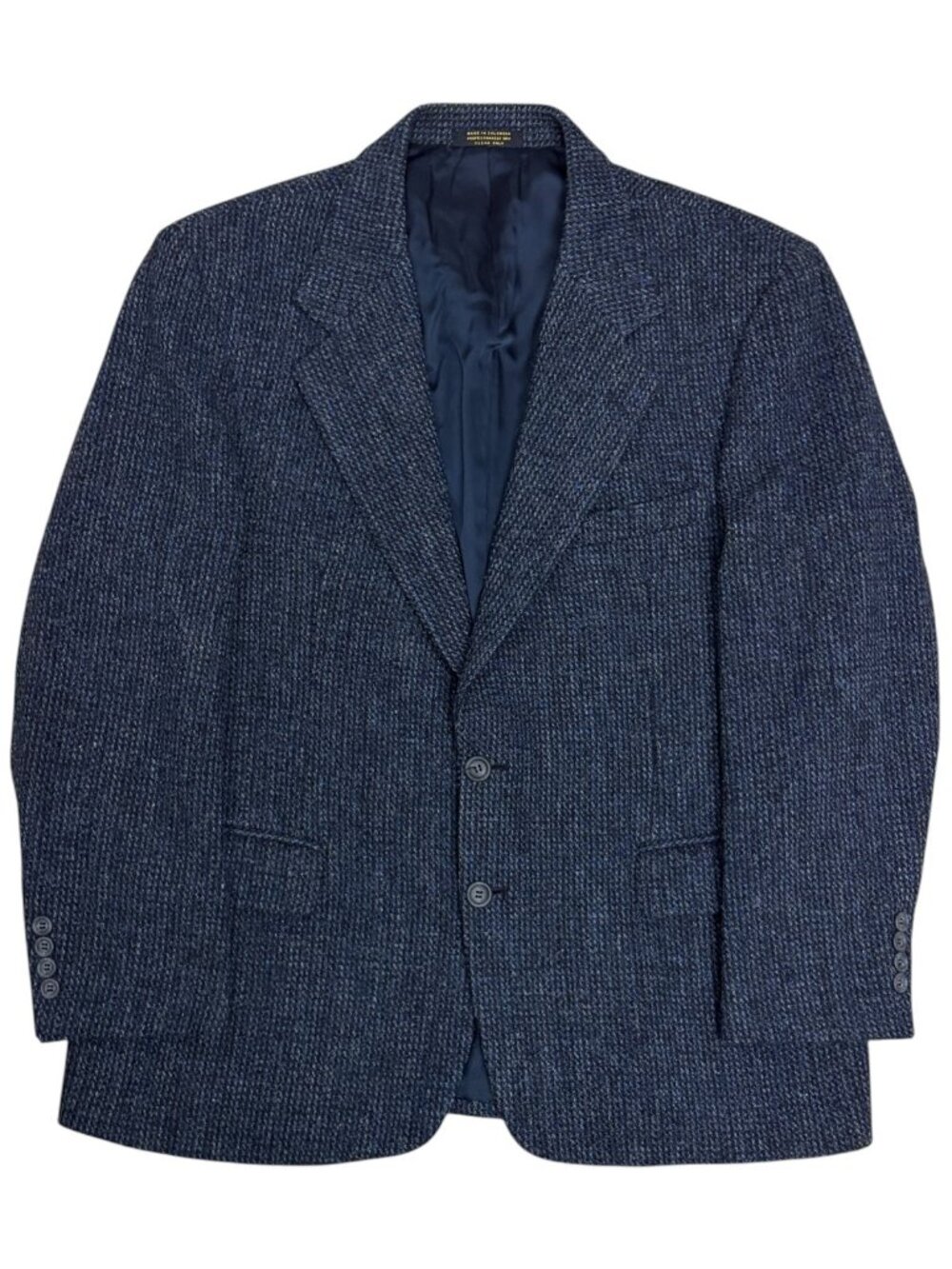 $700 HARRIS TWEED Scottish WOOL Blazer Sport Coat Vintage Business Jacket 46R